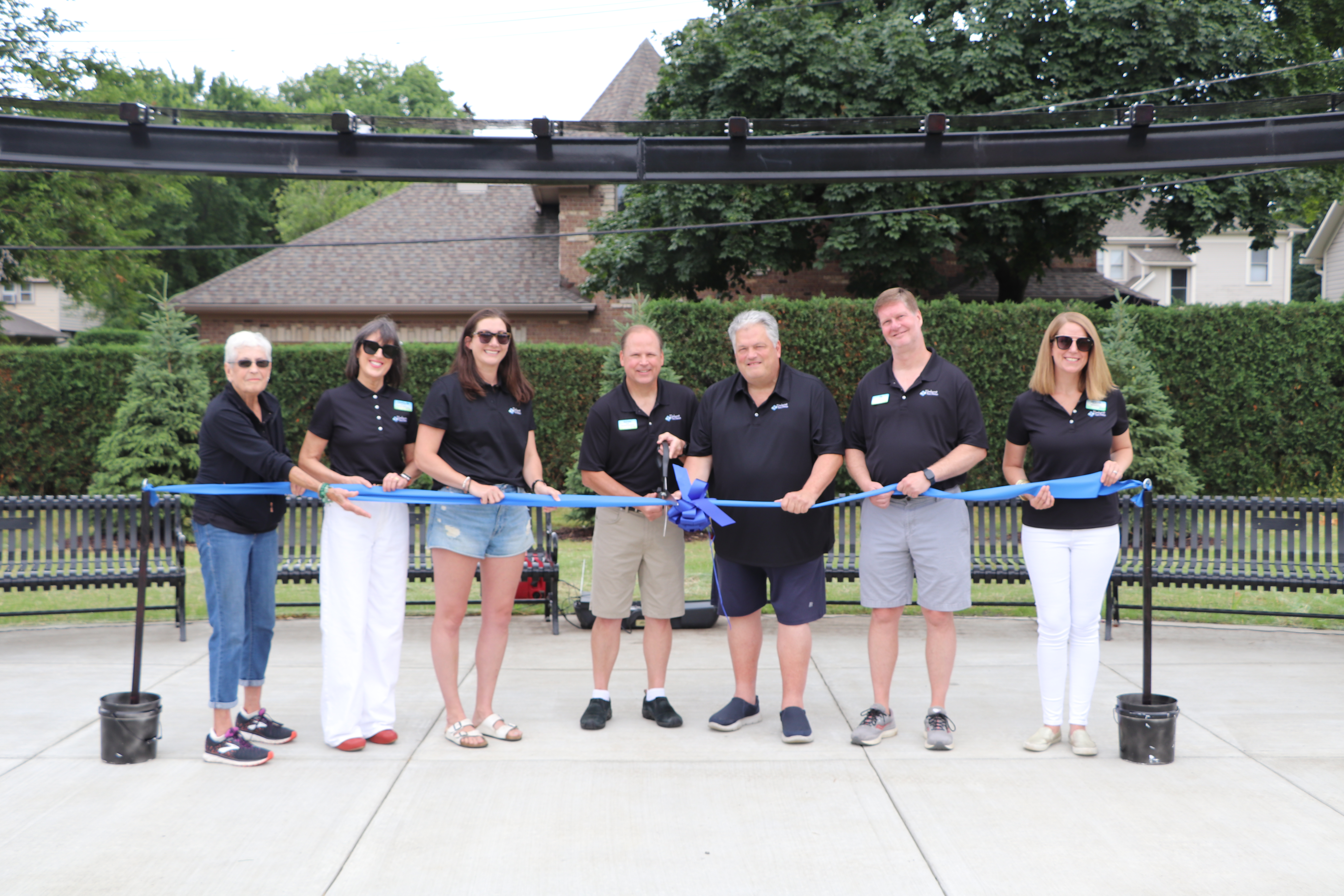 Glos Park ribbon cutting