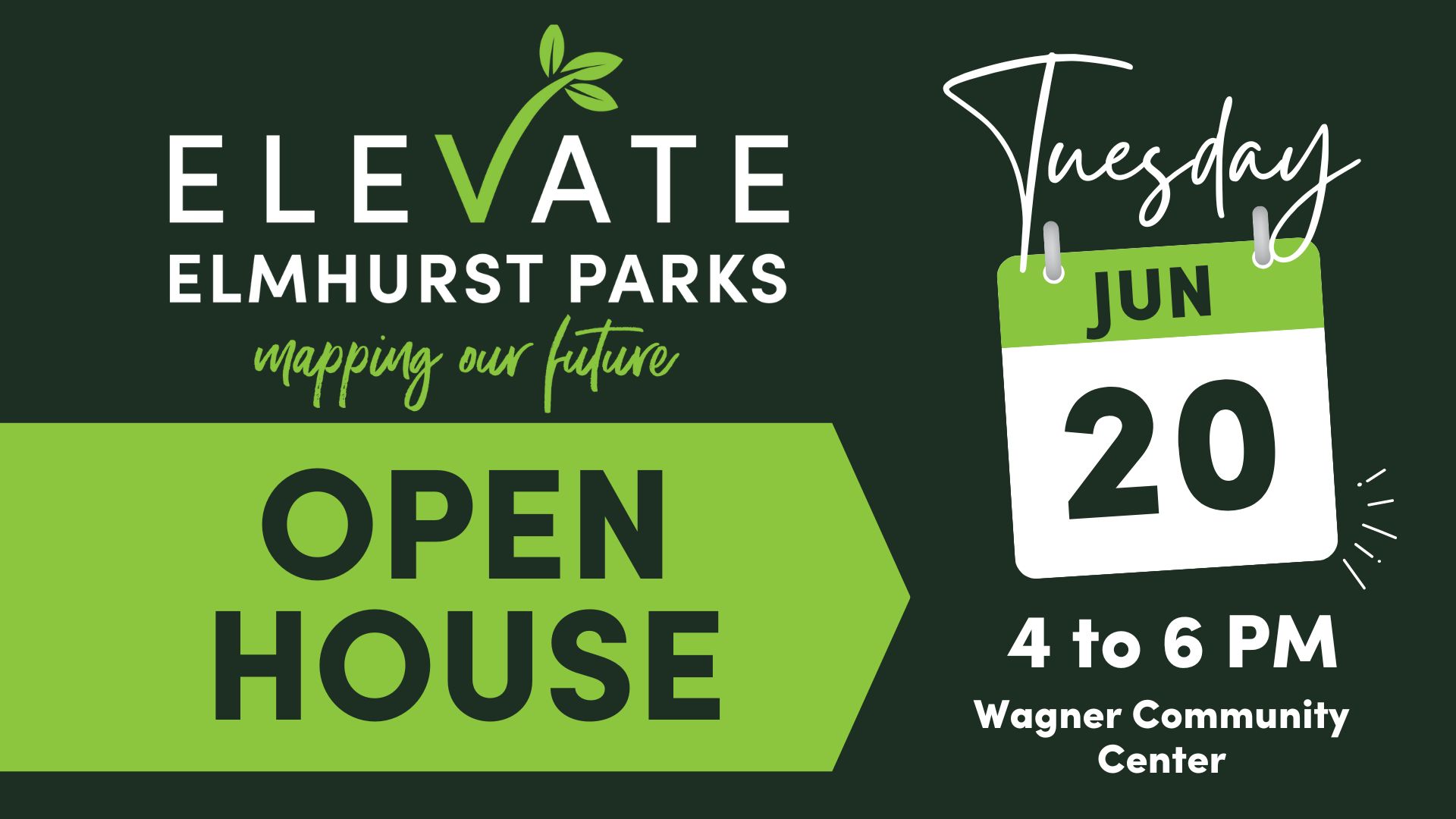 Elevate Elmhurst Parks Open House Elmhurst Park District