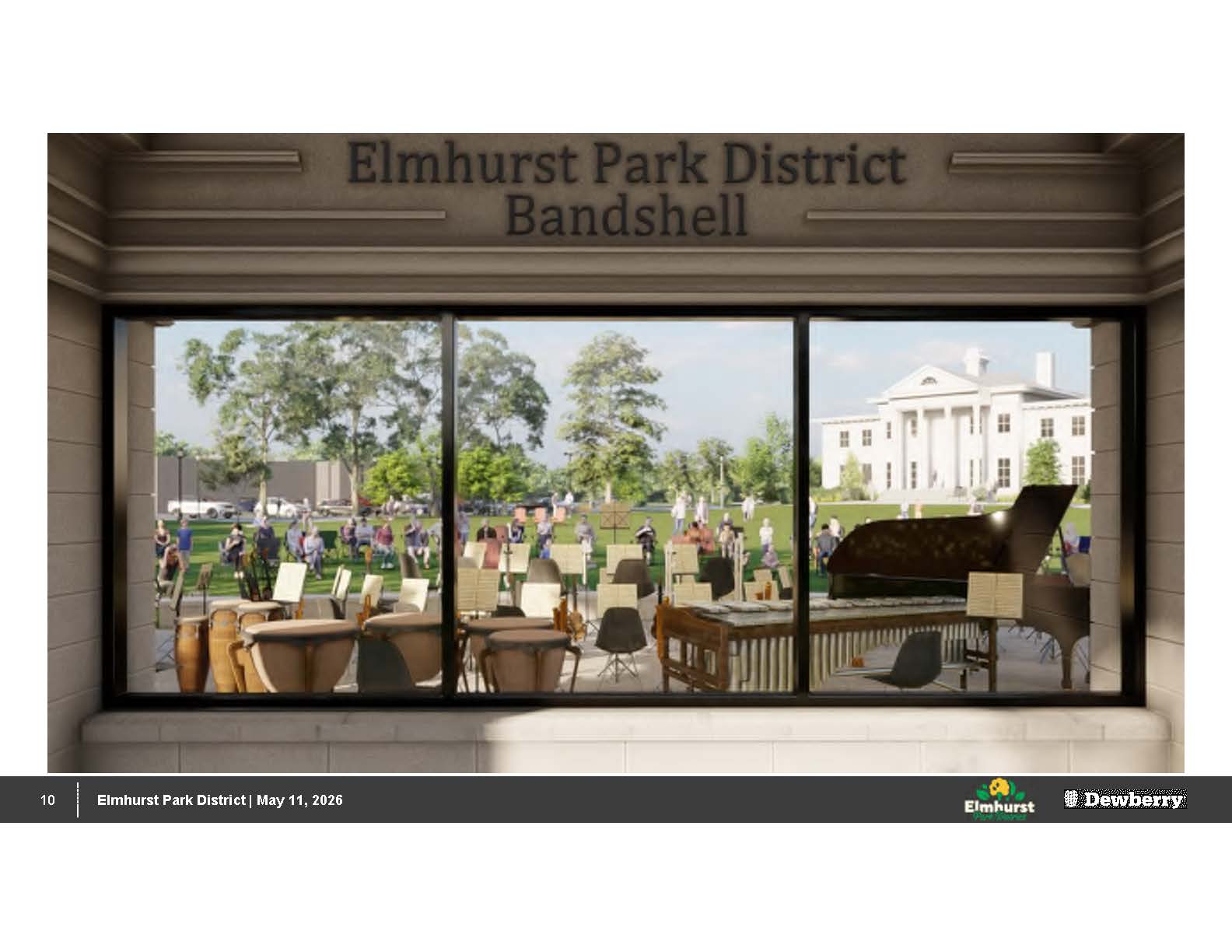 Wilder Park Community Bandshell with Permanent Heated Restroom ...