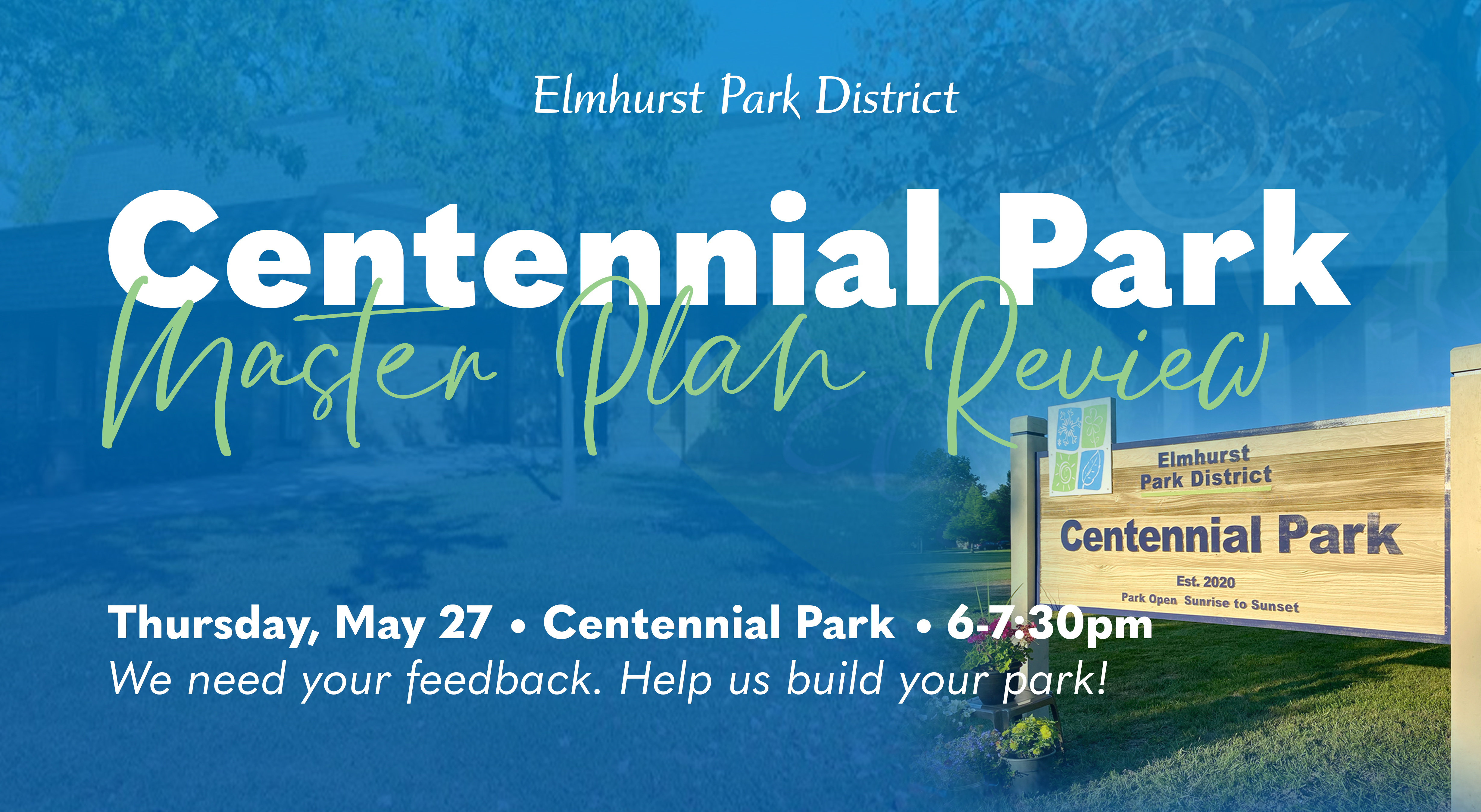 Centennial Park Open House - Master Plan Review | Elmhurst Park District