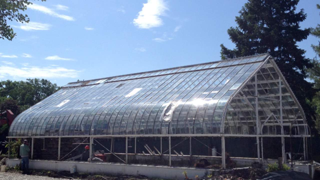 Wilder Park Conservatory & Greenhouse Restoration - Demolition Begins