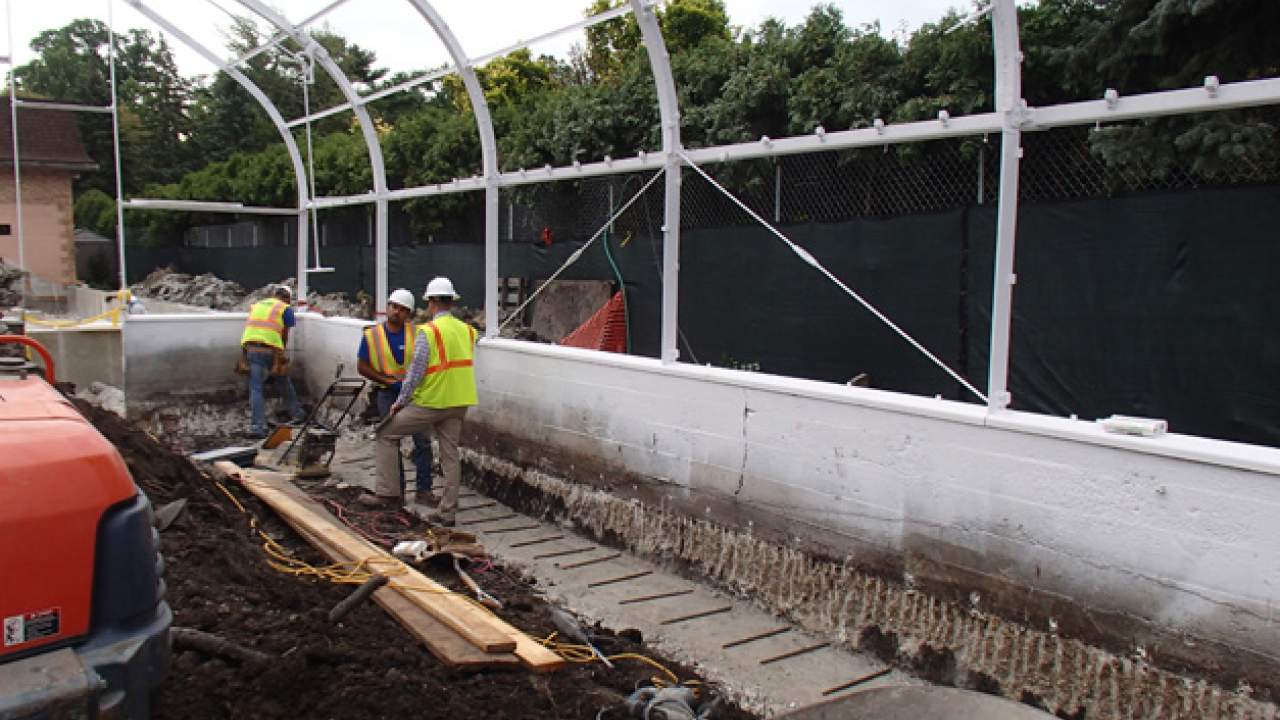 Wilder Park Conservatory & Greenhouse Restoration - Conservatory Project Powers Up