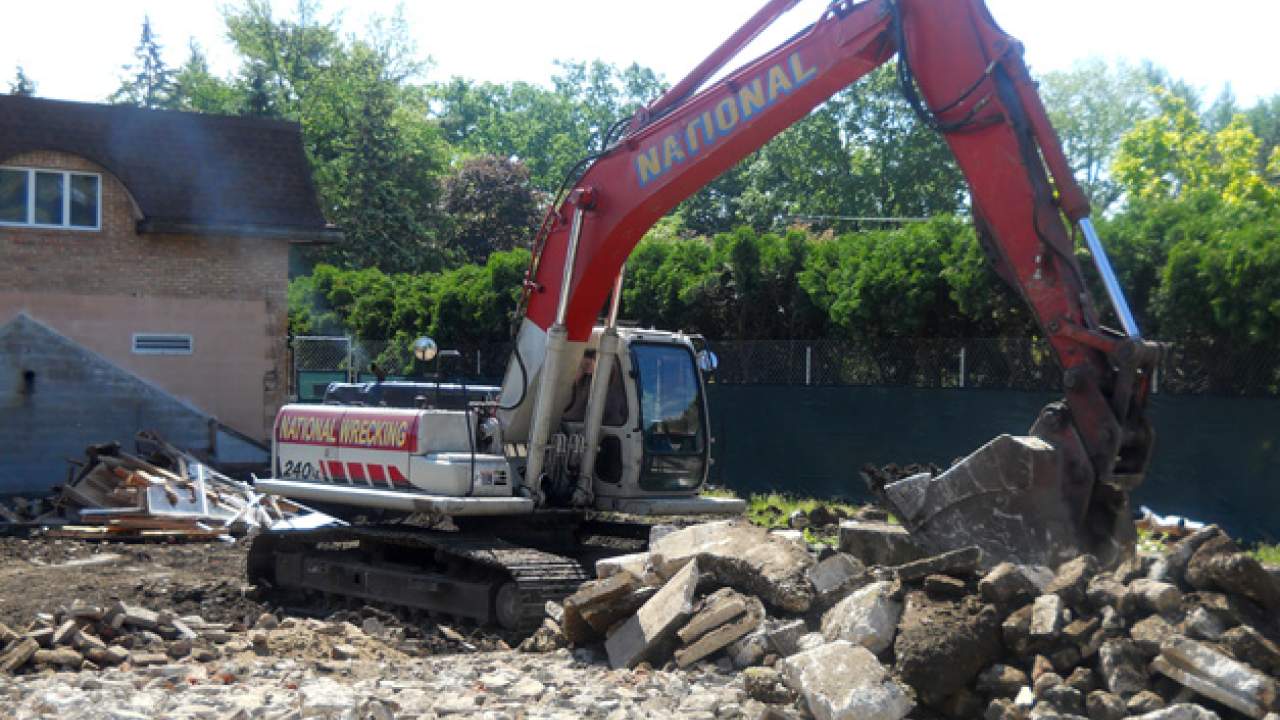 Wilder Park Conservatory & Greenhouse Restoration - Demolition Begins