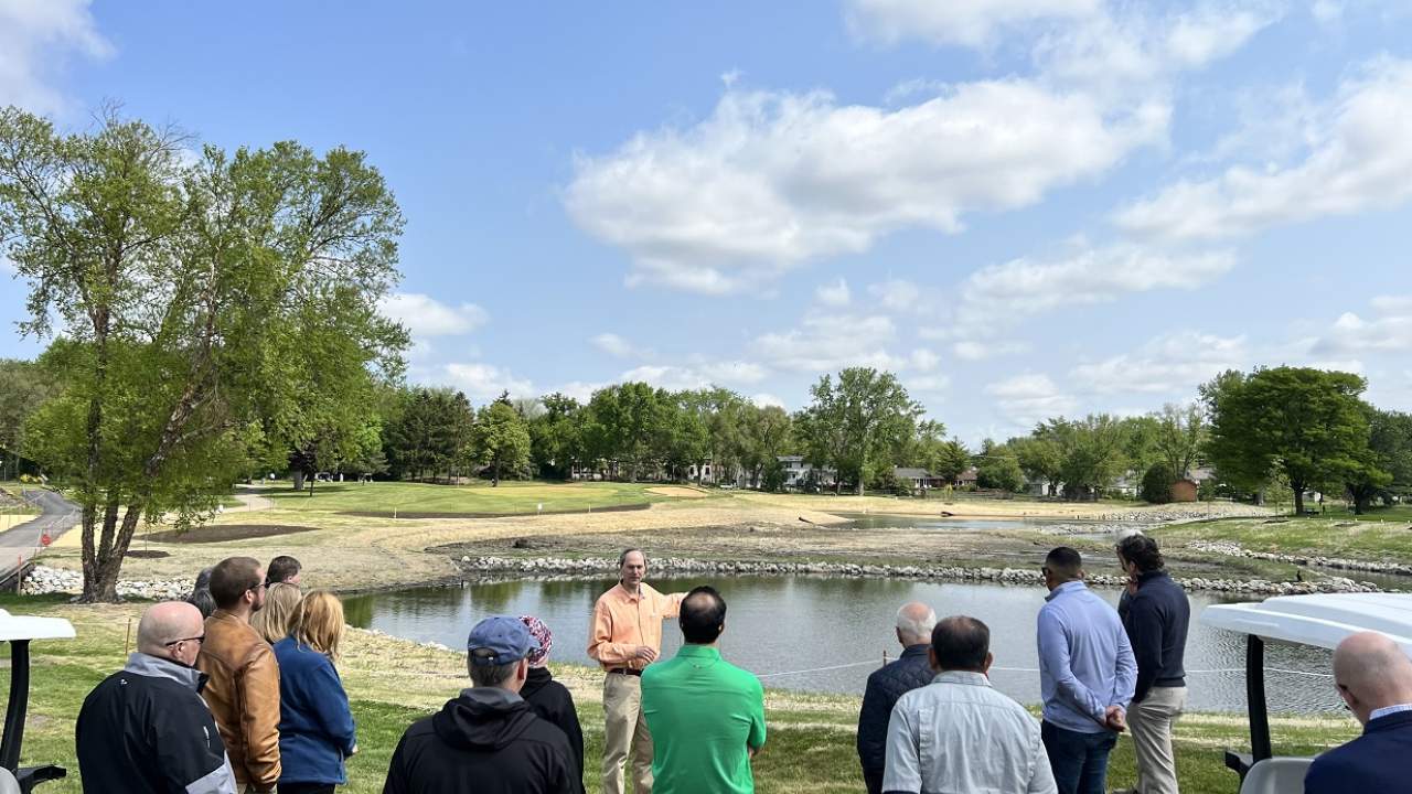 Sugar Creek ribbon cutting