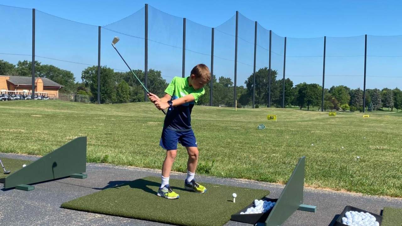 golf range kid