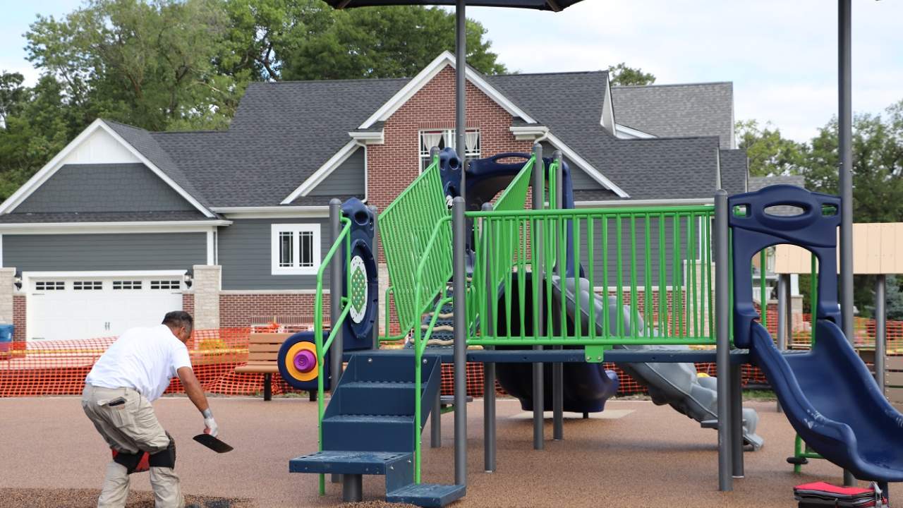 Elmhurst, Illinois playground Vision 2020