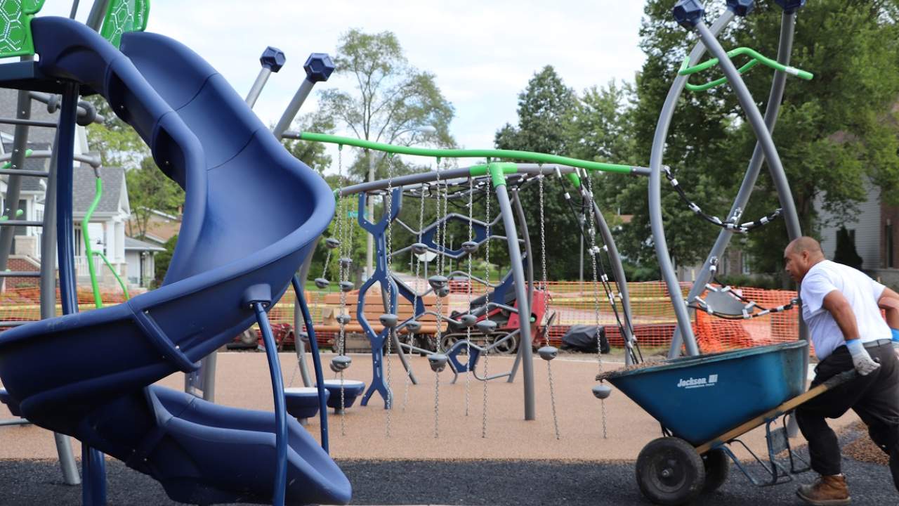 Elmhurst, Illinois playground Vision 2020