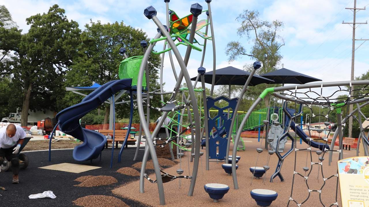 Elmhurst, Illinois playground Vision 2020