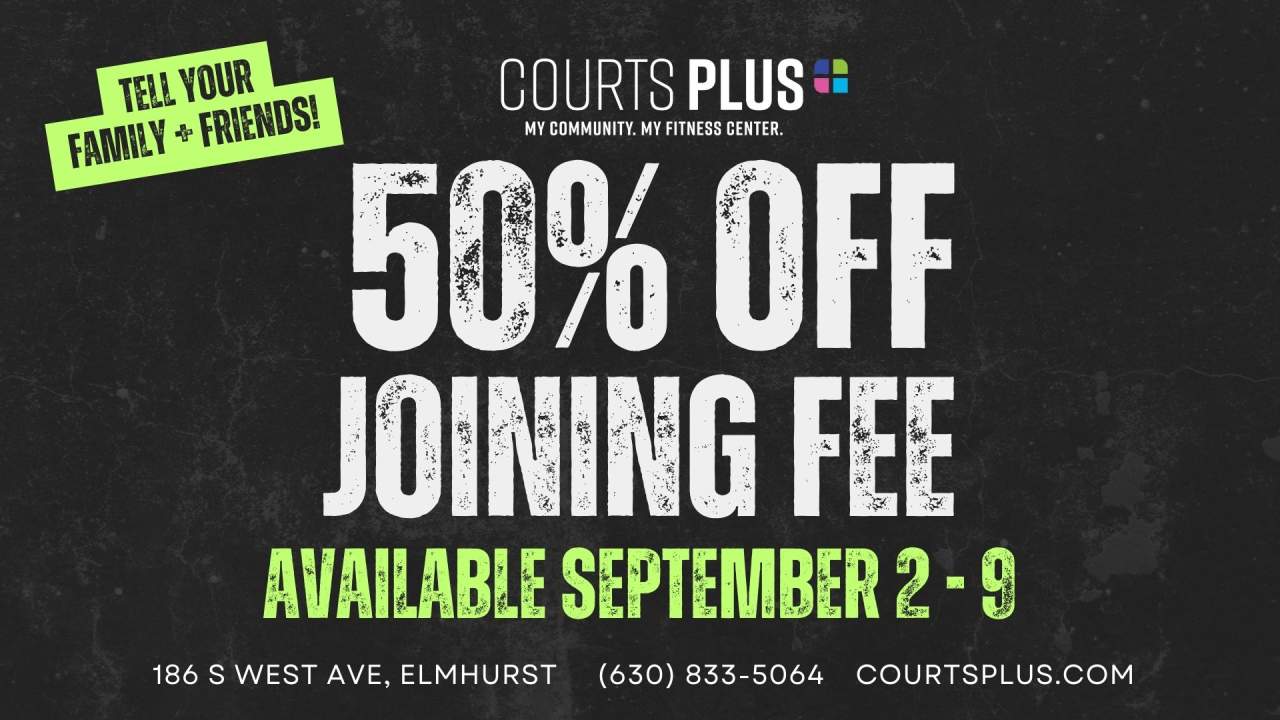 One week only - half off joining fee!