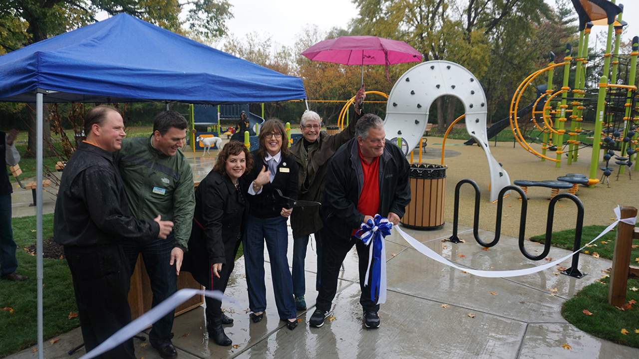 East End Park ribbon cutting