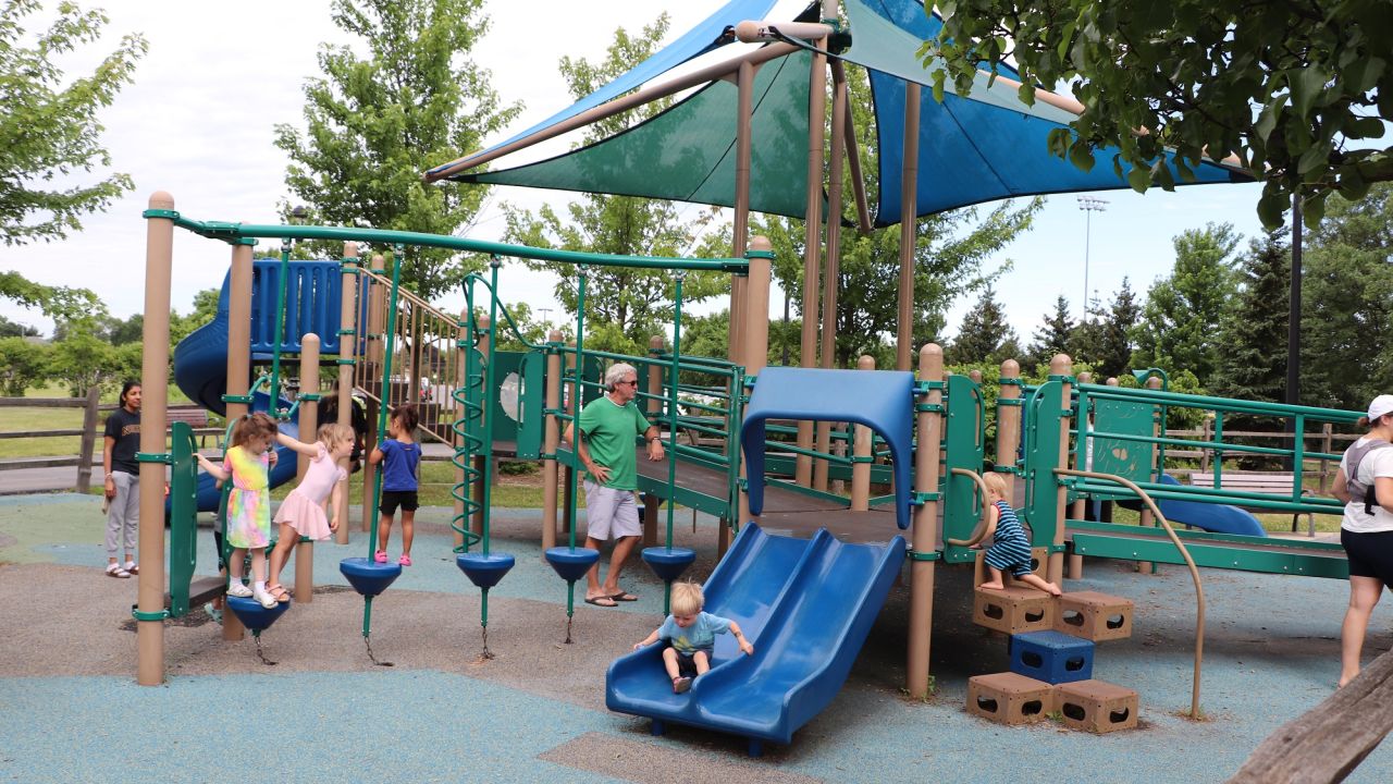 Playground at The Hub, Elmhurst, IL