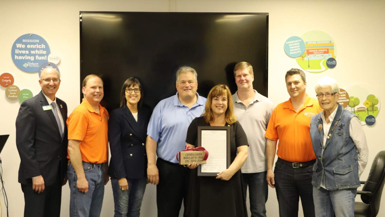 Park Board honors Patricia Morrisette-Moll for her 24 years of service