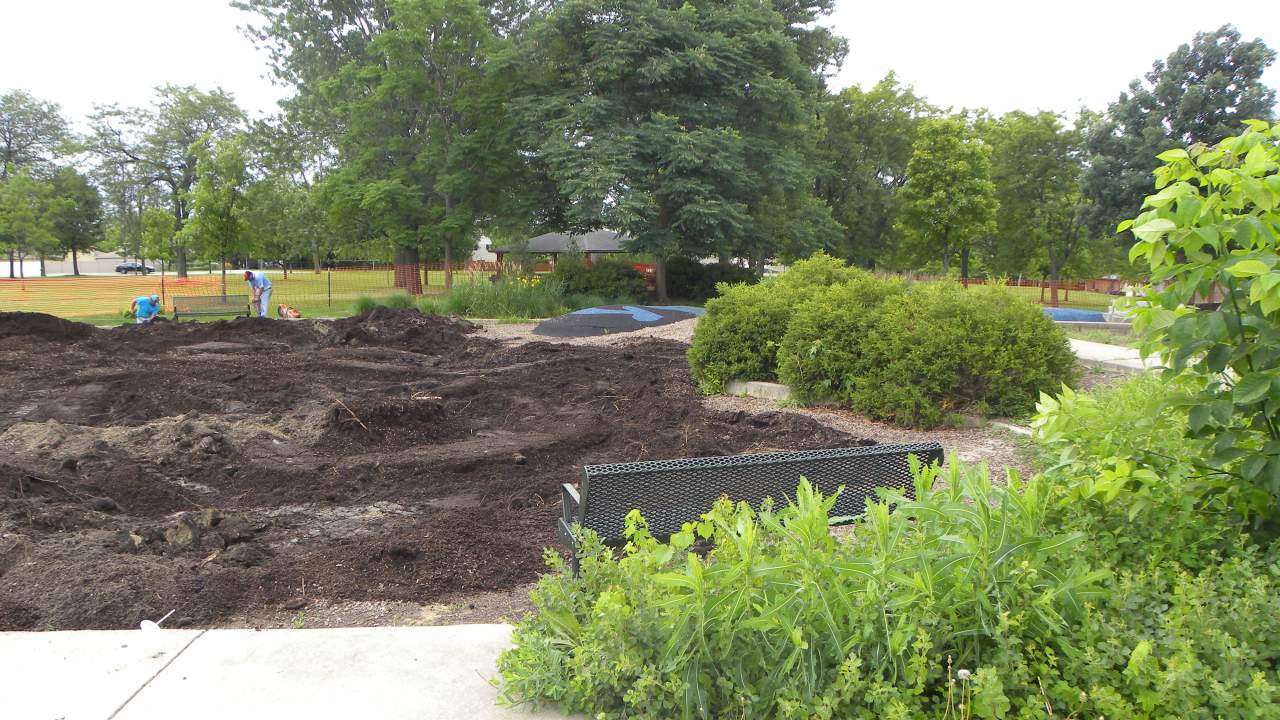 Butterfield Park construction