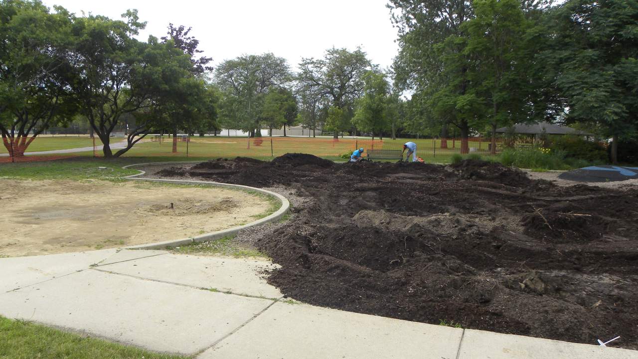 Butterfield Park construction