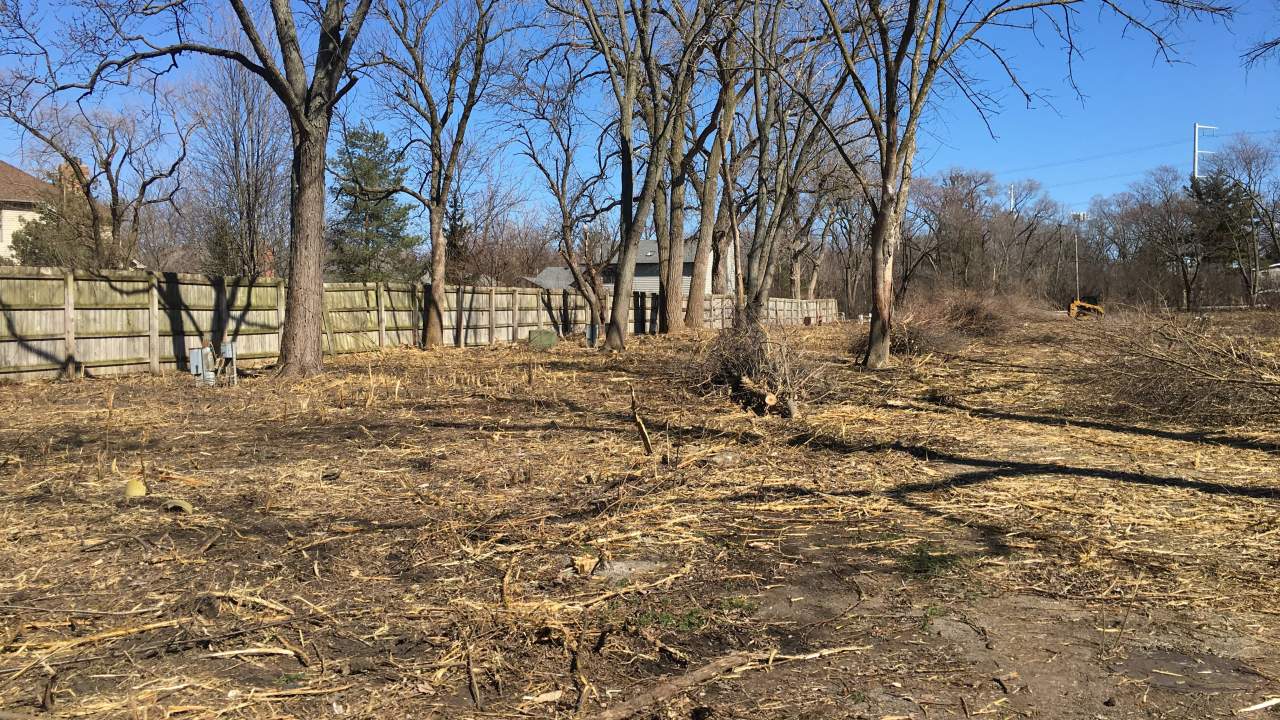 future dog park site, Elmhurst, IL