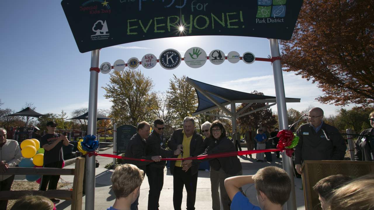 Butterfield Park ribbon cutting