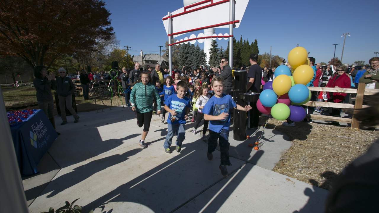 Butterfield Park ribbon cutting