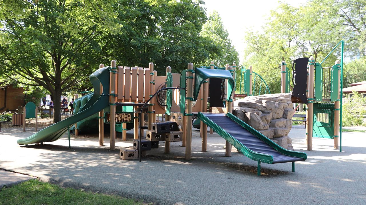 Eldridge Park west playground Commonwealth Lane