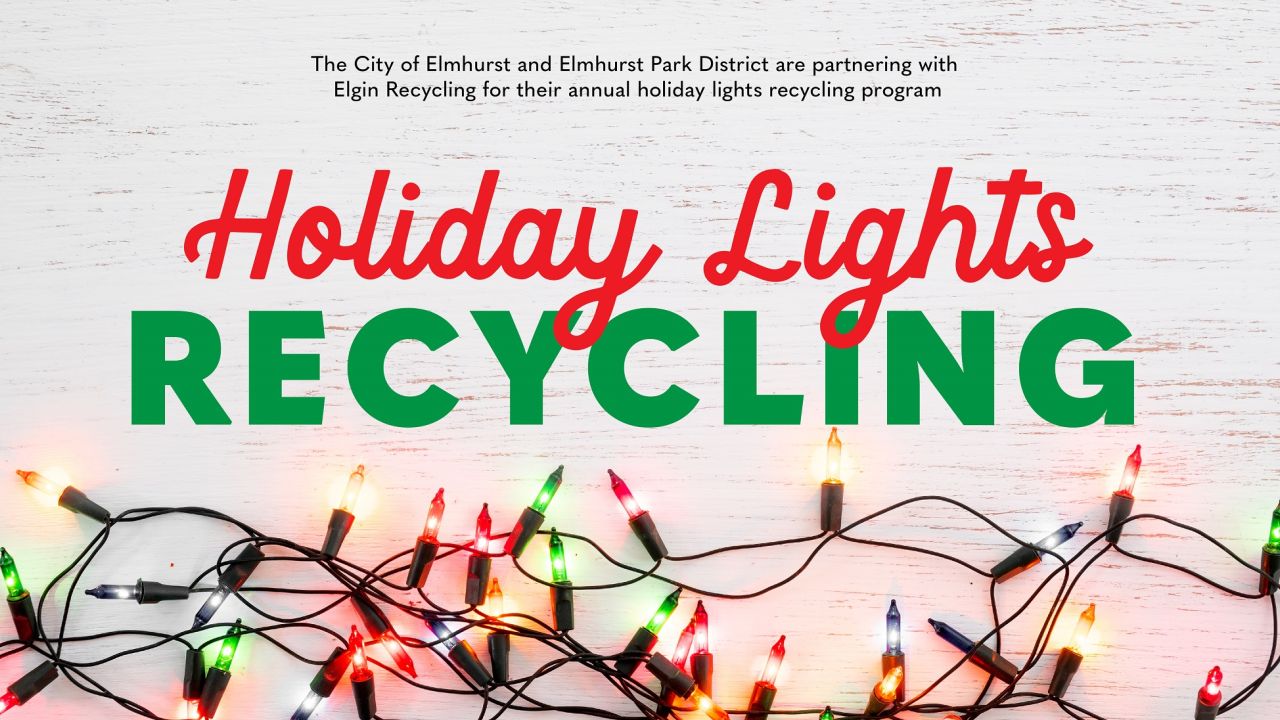 Holiday lights recycling