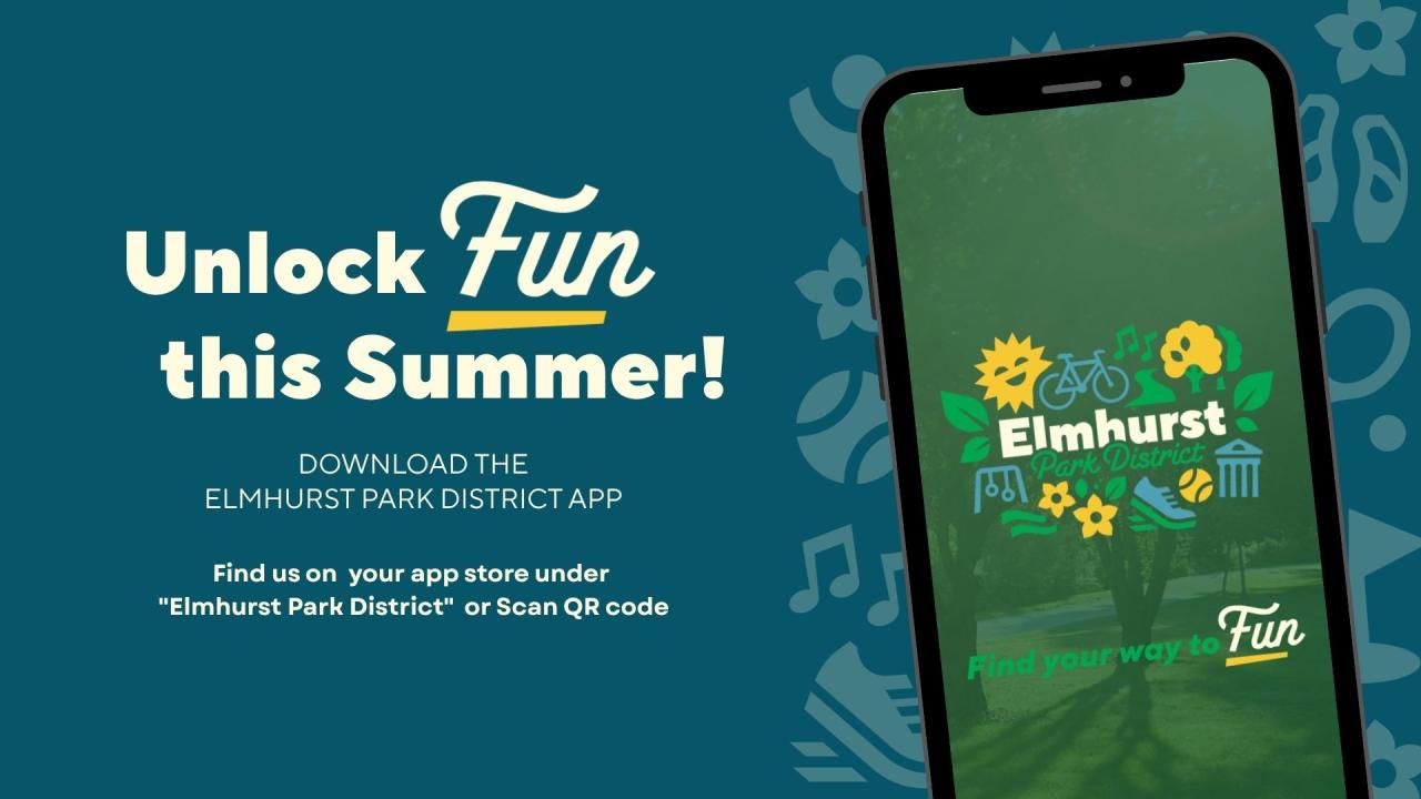 Download the Elmhurst Park District App