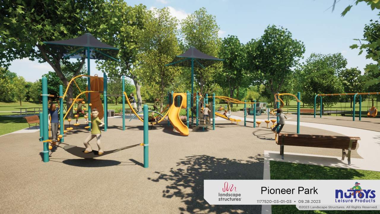 Pick Park playground plan