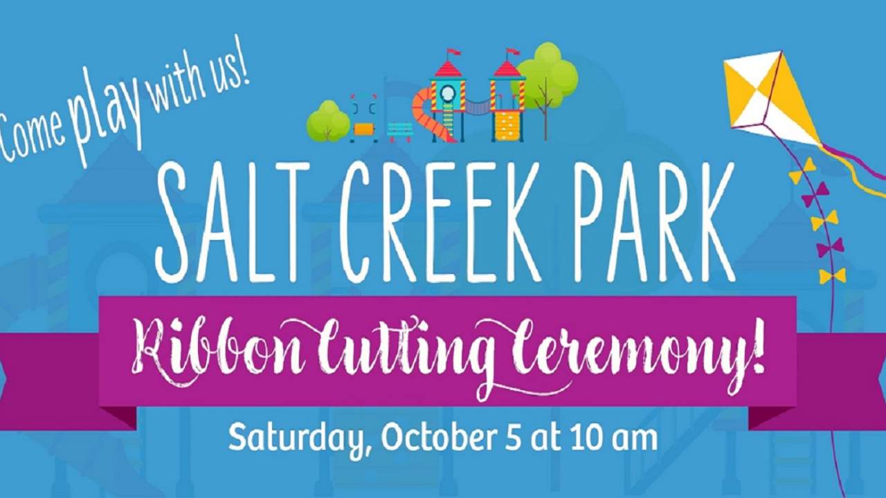 Salt Creek ribbon cutting