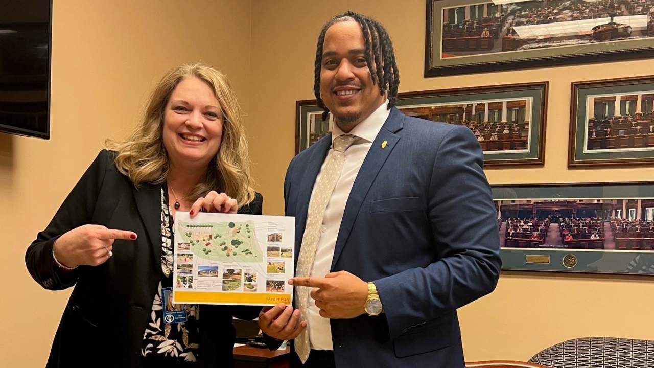 State Representative Jenn Ladisch-Douglass successfully secured a $250,000 grant from the Department of Commerce and Economic Opportunity (DCEO) to support the development of Canine Corner.