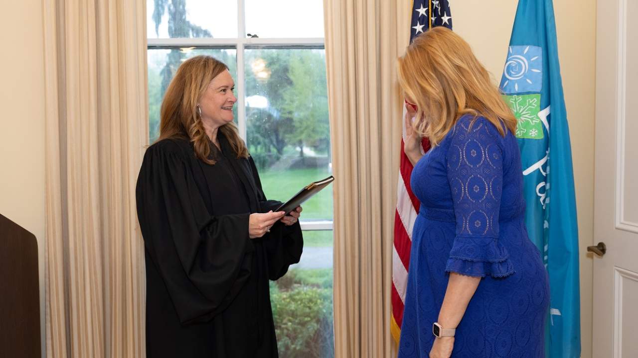 Swearing in Commissioner Smentek