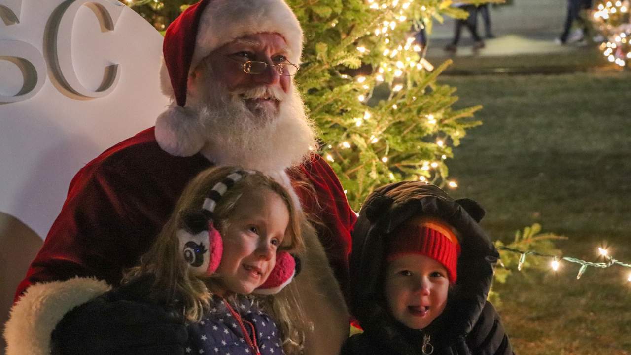 Santa Tree Lighting