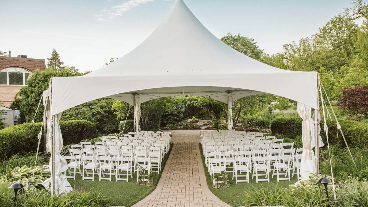 Formal wedding garden, Elmhurst, IL Wilder Park