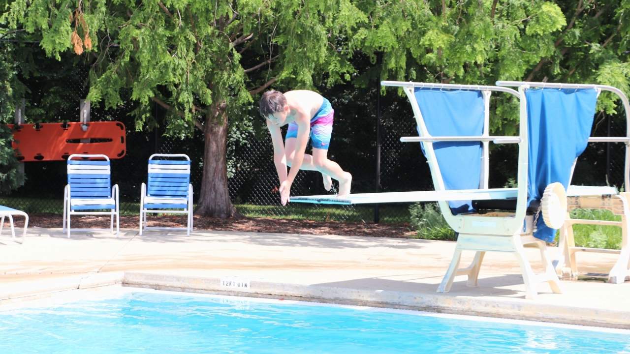 Norman P. Smalley Pool diving board