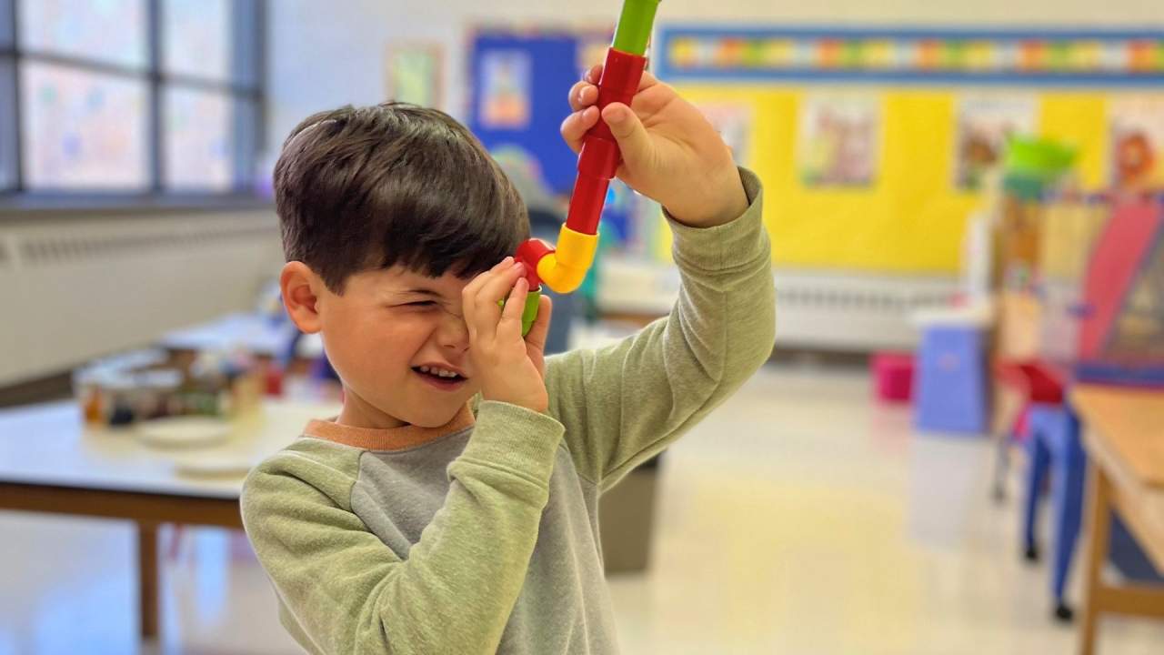 early childhood class on STEAM