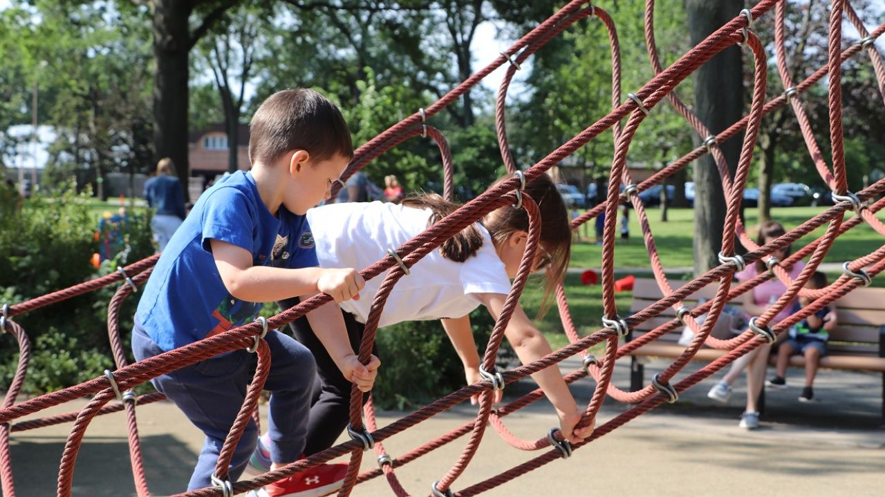 Wilder Park rope climbing