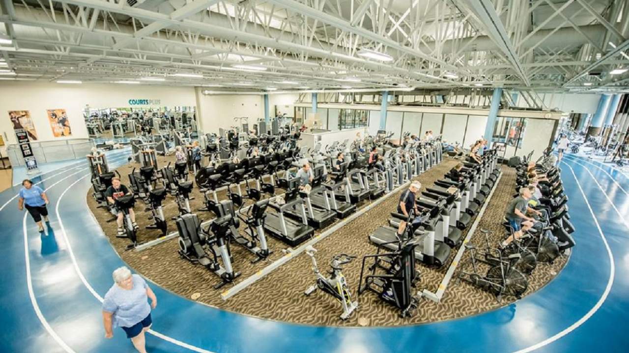 Courts Plus Fitness Floor