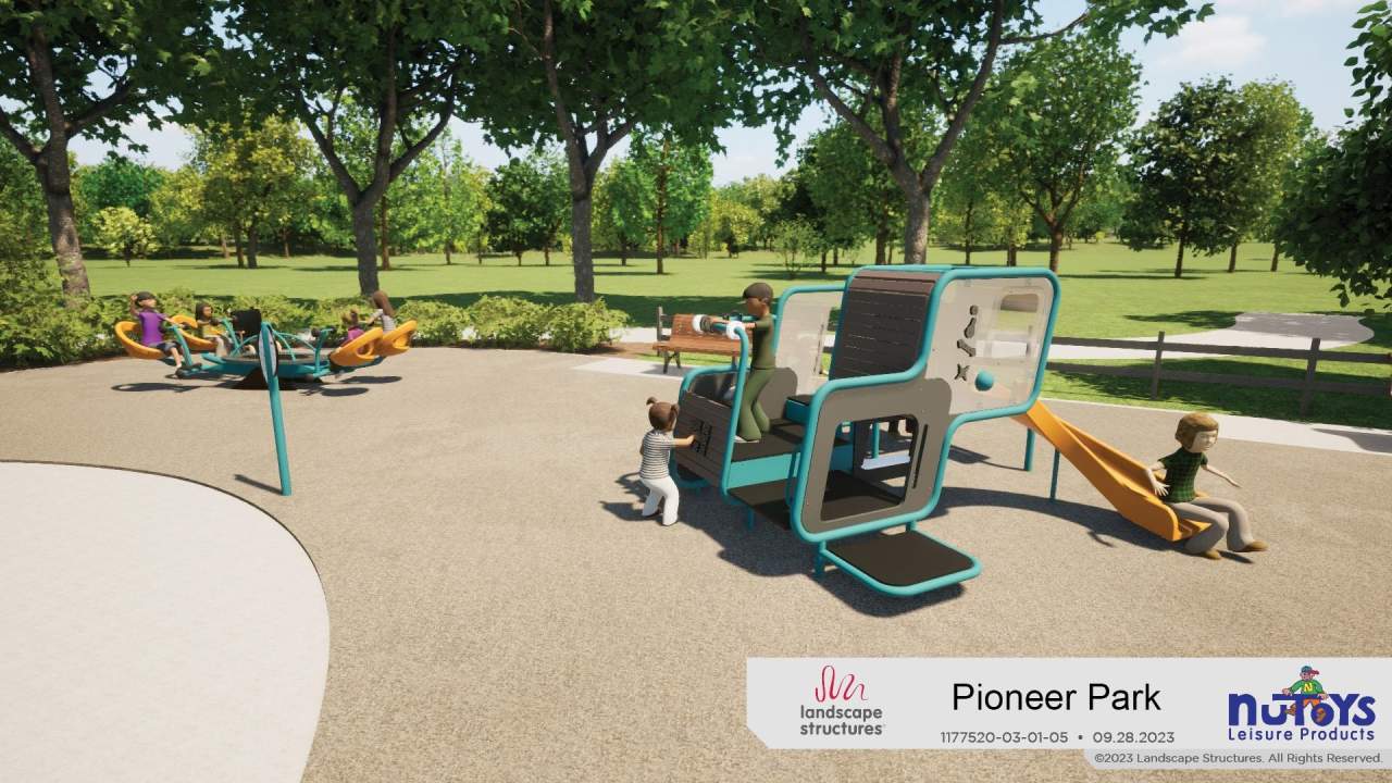 Pioneer Park playground concept