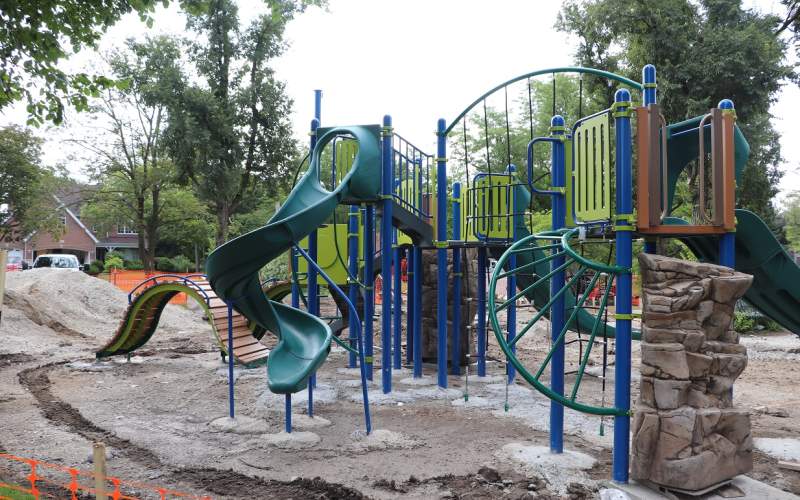 Ben Allison playground construction
