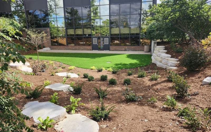 Courts Plus patio