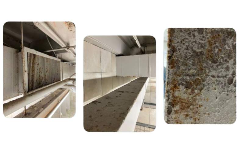 Locker Room HVAC Ducks