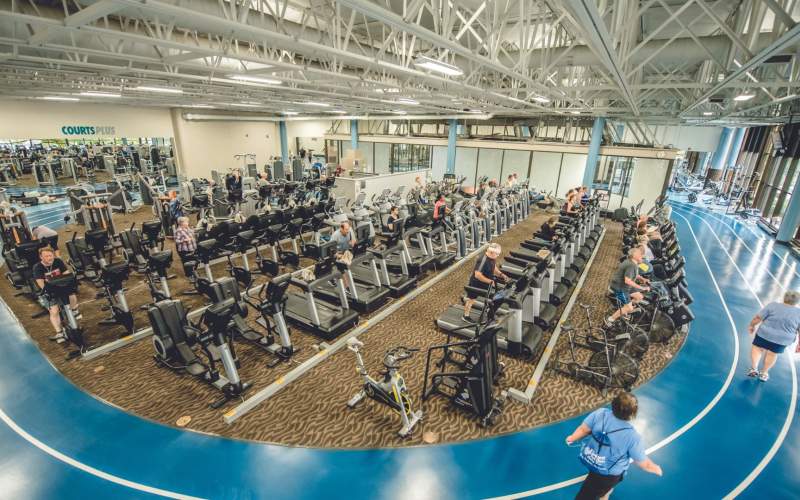 Courts Plus Fitness Floor