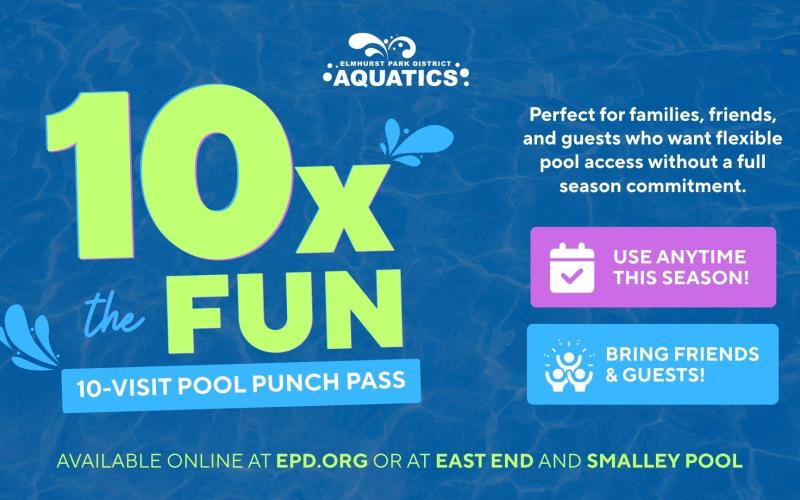 10x Fun 10 Swim punch cards now available