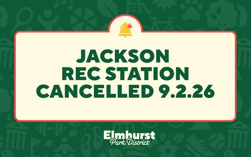 Jackson Rec Station cancelled on September 1