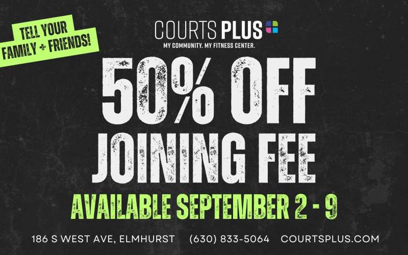 One week only - half off joining fee!
