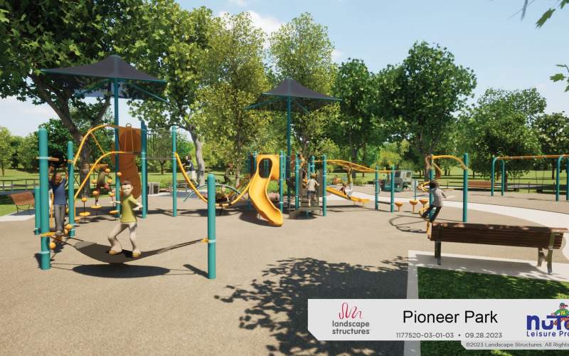 Pick Park playground plan