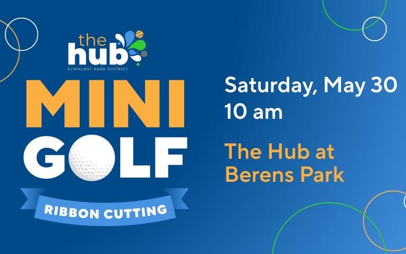 Mini Golf at The Hub Ribbon Cutting