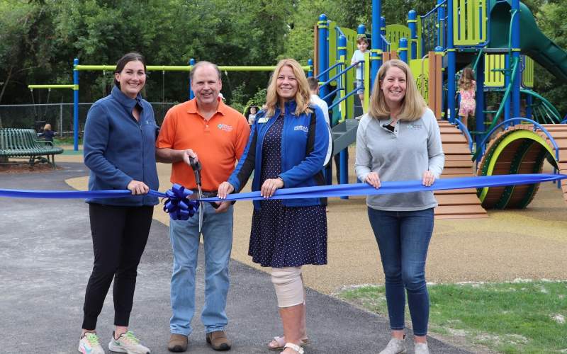 Ribbon cutting celebrates new Ben Allison Park playground, Park Board