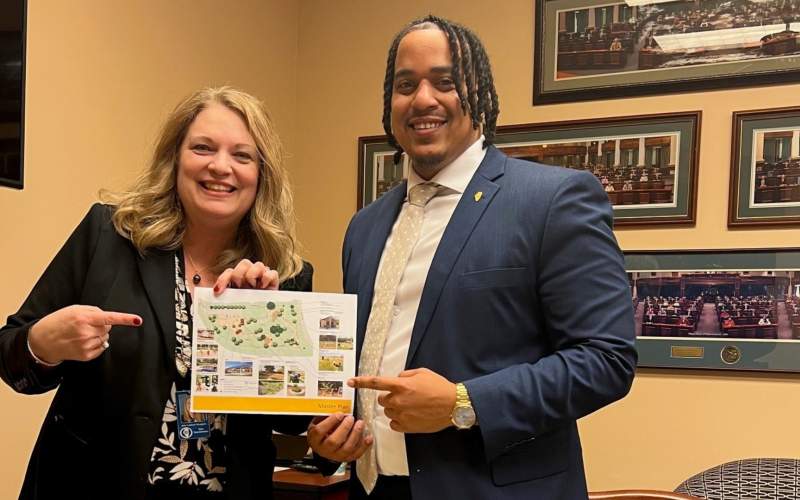 State Representative Jenn Ladisch-Douglass successfully secured a $250,000 grant from the Department of Commerce and Economic Opportunity (DCEO) to support the development of Canine Corner.