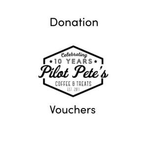 Pilot Petes donation - Vouchers