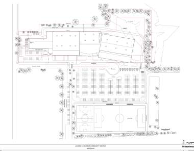 Schematic Design - Wagner Community Center Site Plan