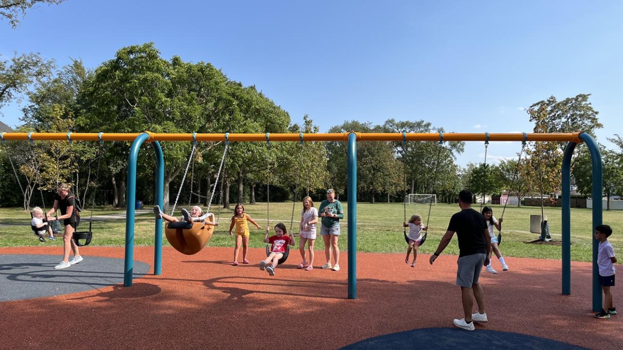 Pioneer Park ribbon cutting September 2024