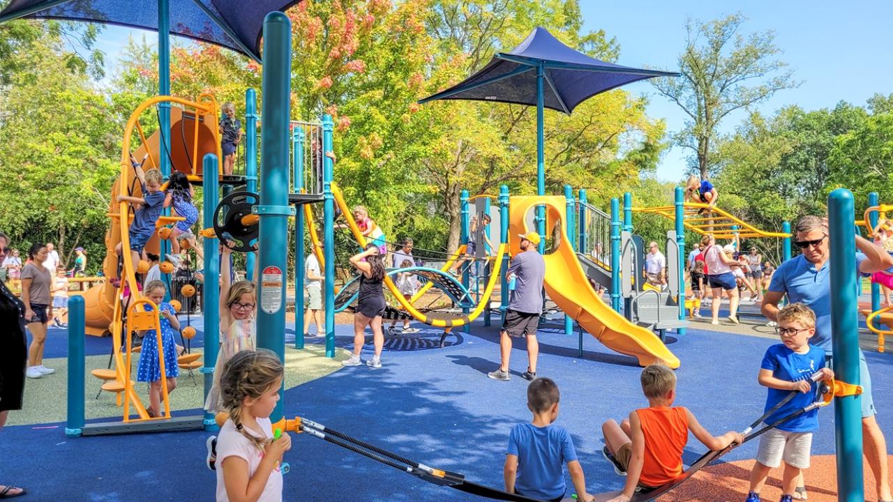 Pioneer Park ribbon cutting September 2024